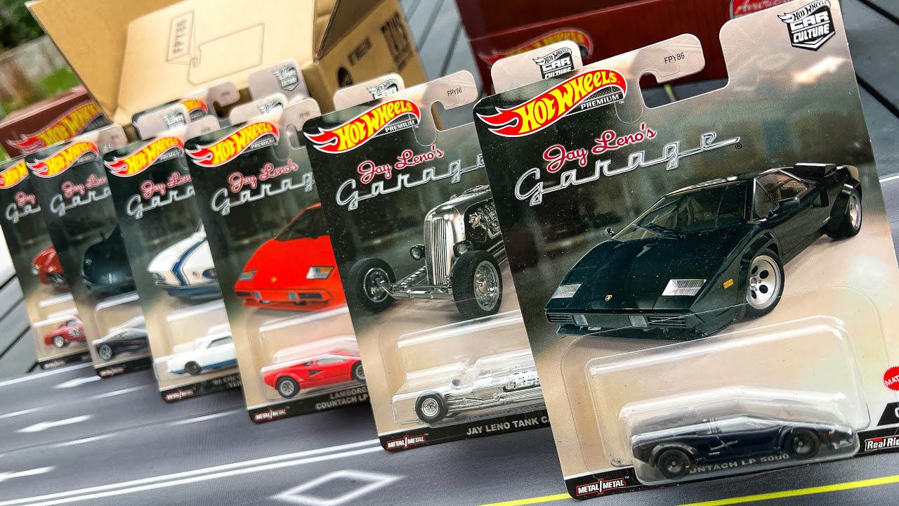 Lamley Showcase: Hot Wheels Jay Leno's Garage & the amazing Countach Chase