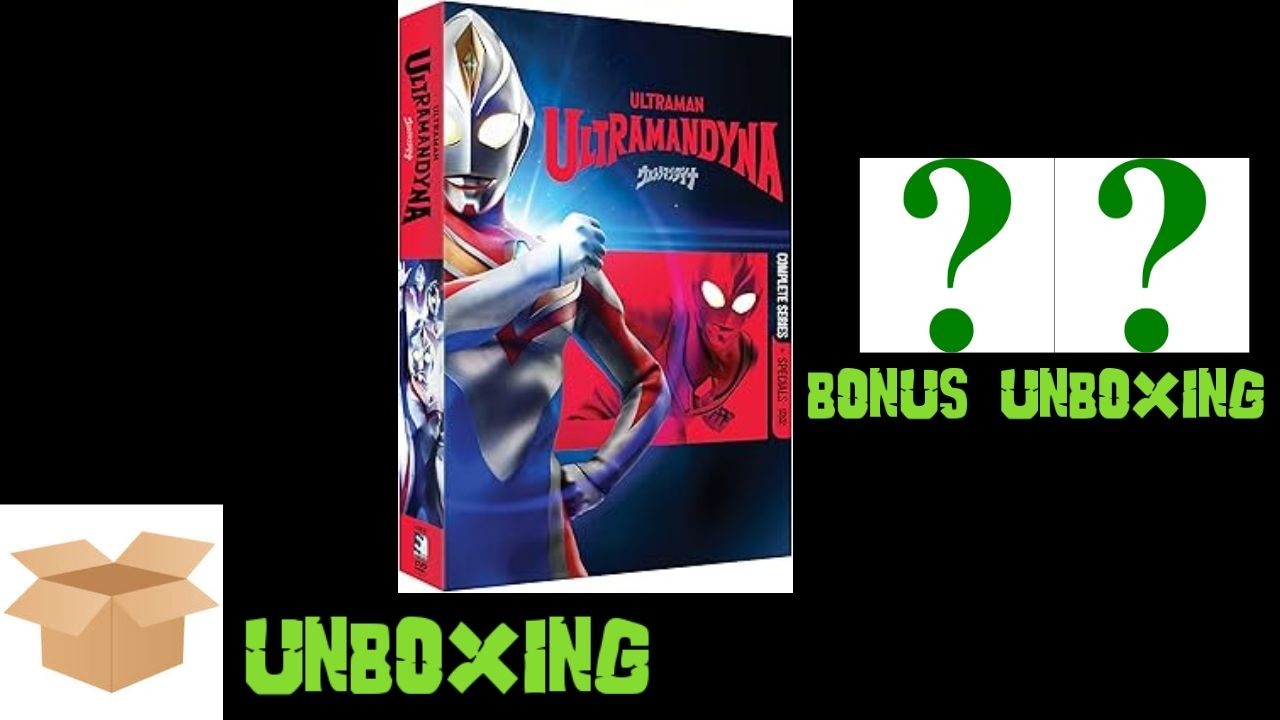 Ultraman Dyna Complete Series DVD Unboxing + Bonus Unboxing