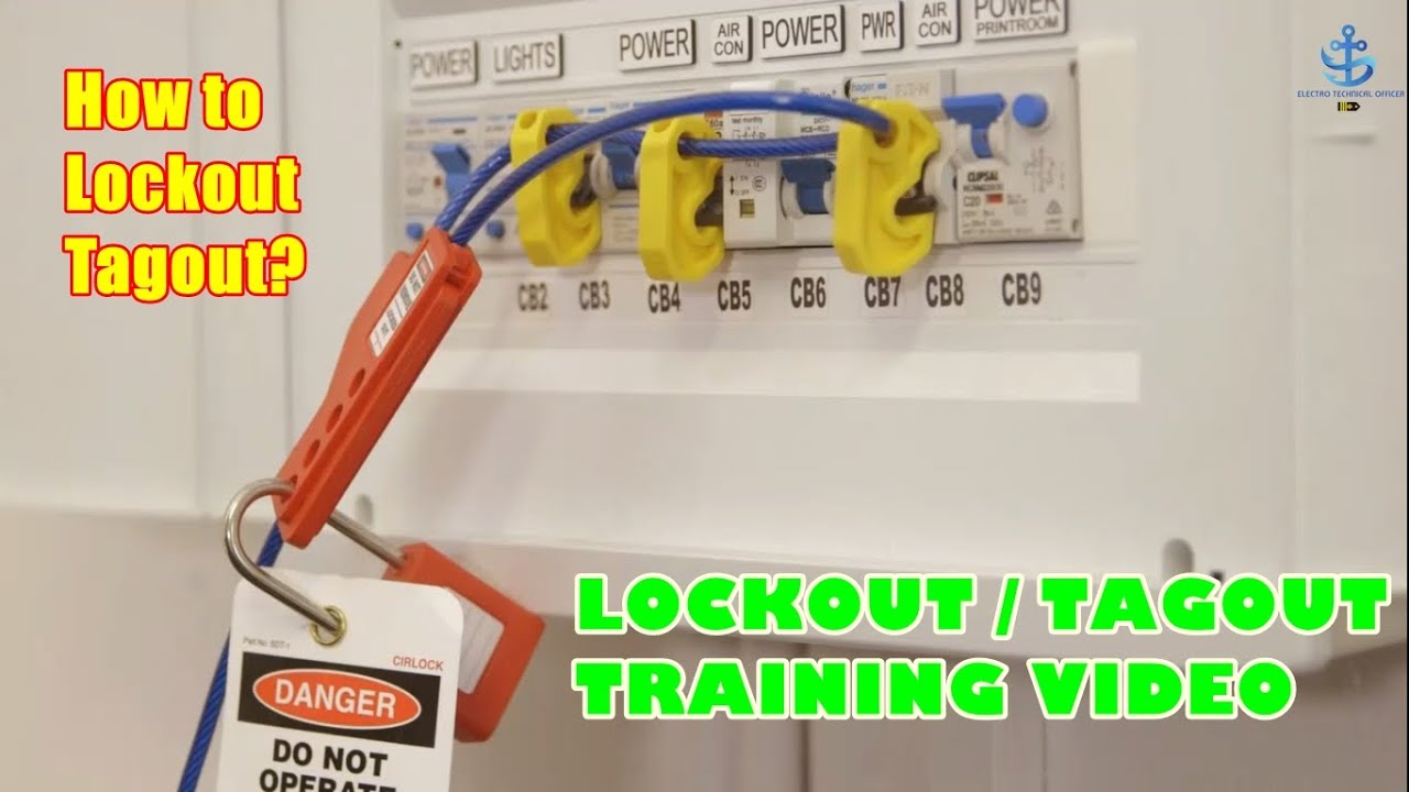 LOTO   LOCKOUT TAGOUT ELECTRICAL & MECHANICAL TRAINING  VIDEO