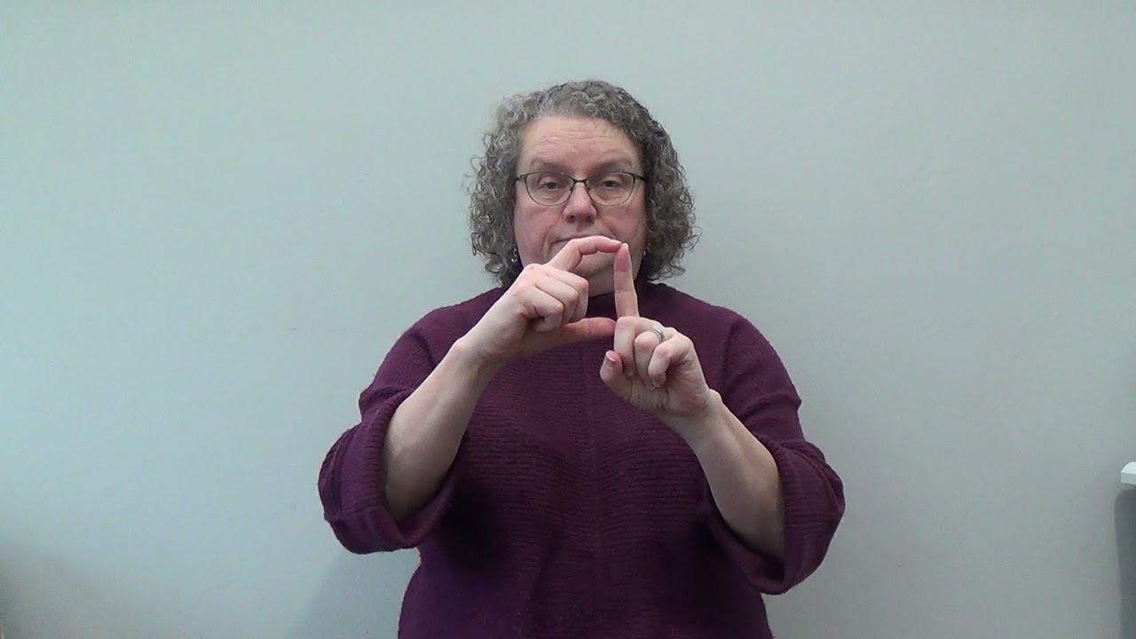 Fingerspelling test 12 words