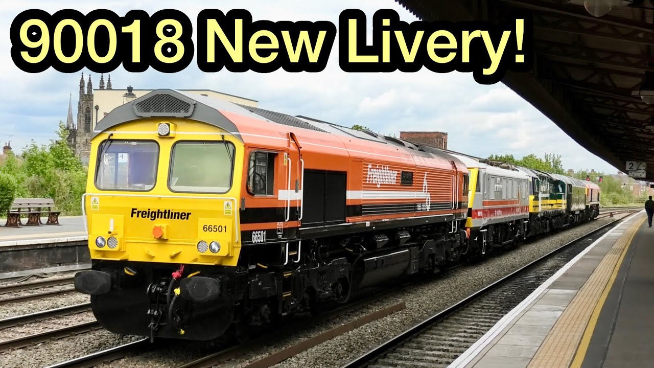 90018 with a NEW Freightliner Livery! Plus  Greatest Gathering LOCO Convoys..!