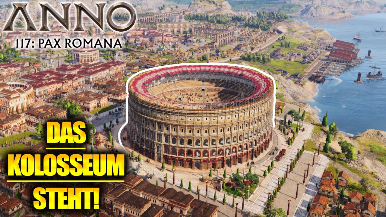Die ersten Gladiatoren Spiele im Kolosseum! | Anno 117 | #12