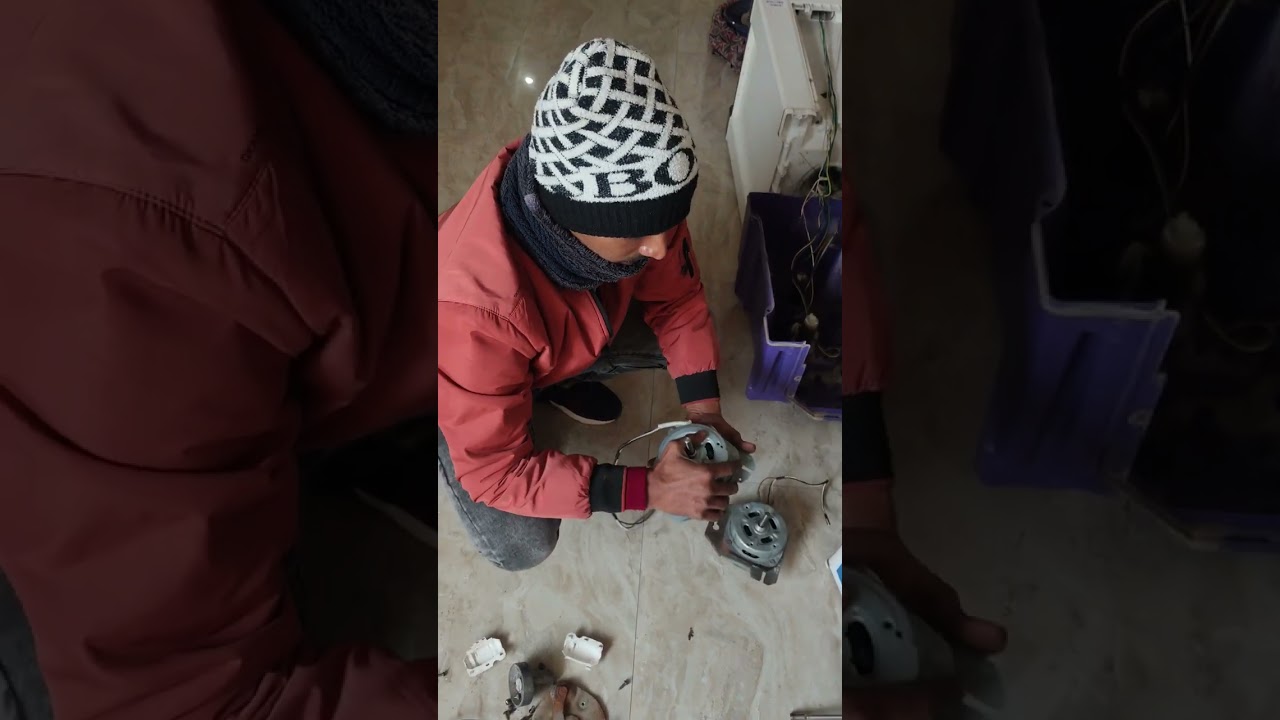 Washing machine dryer motor change 