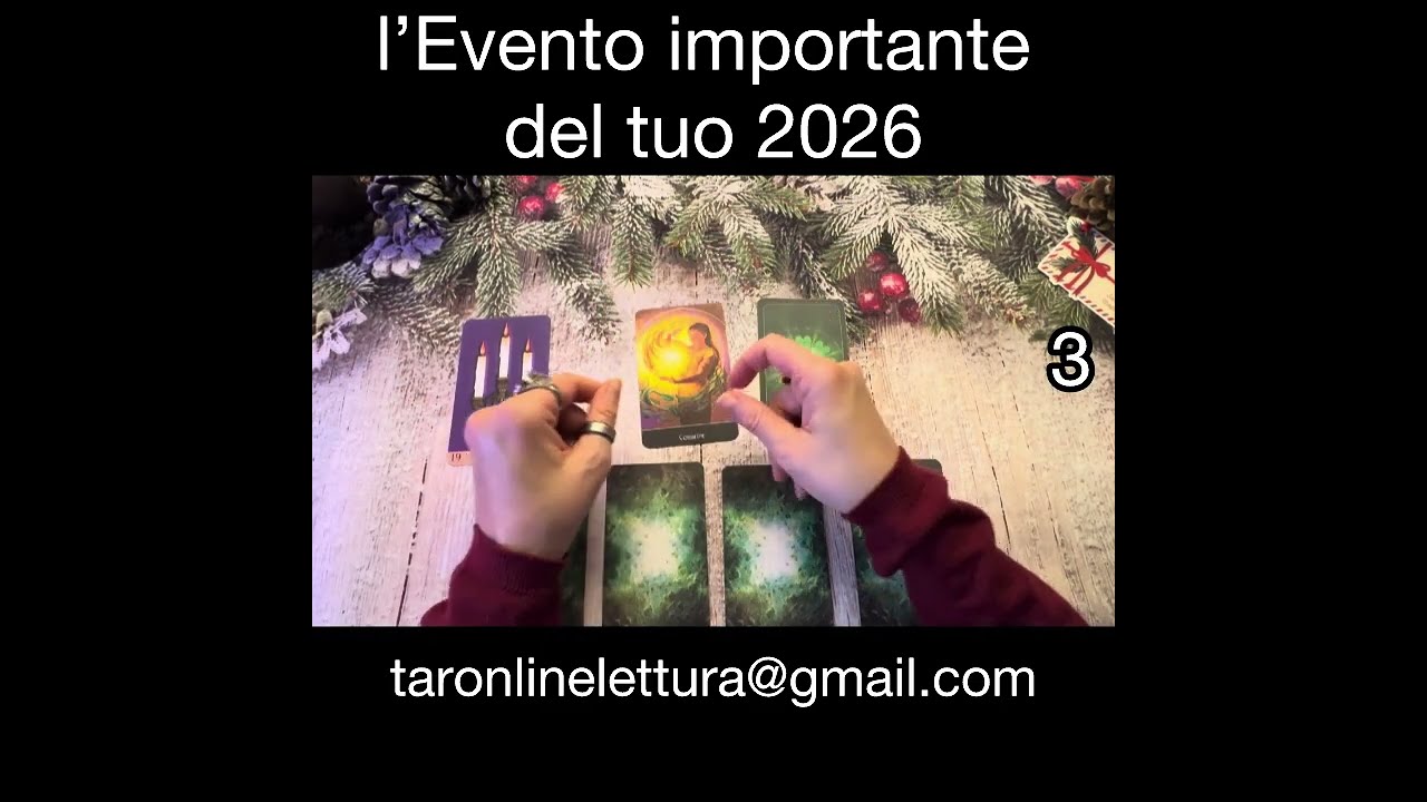 🎀🌠 Il tema principale del tuo 2026 #TaronlineLettura #tarocchi #TarotOracle #pickacard #tarot
