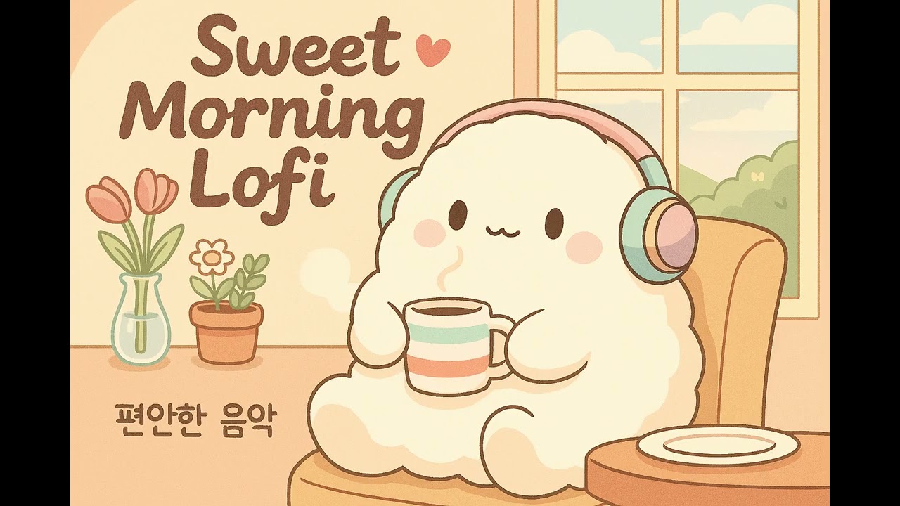 ☀️ Sweet Morning Lofi ☕ Cute & Cozy Café Music to Start Your Day 🌷