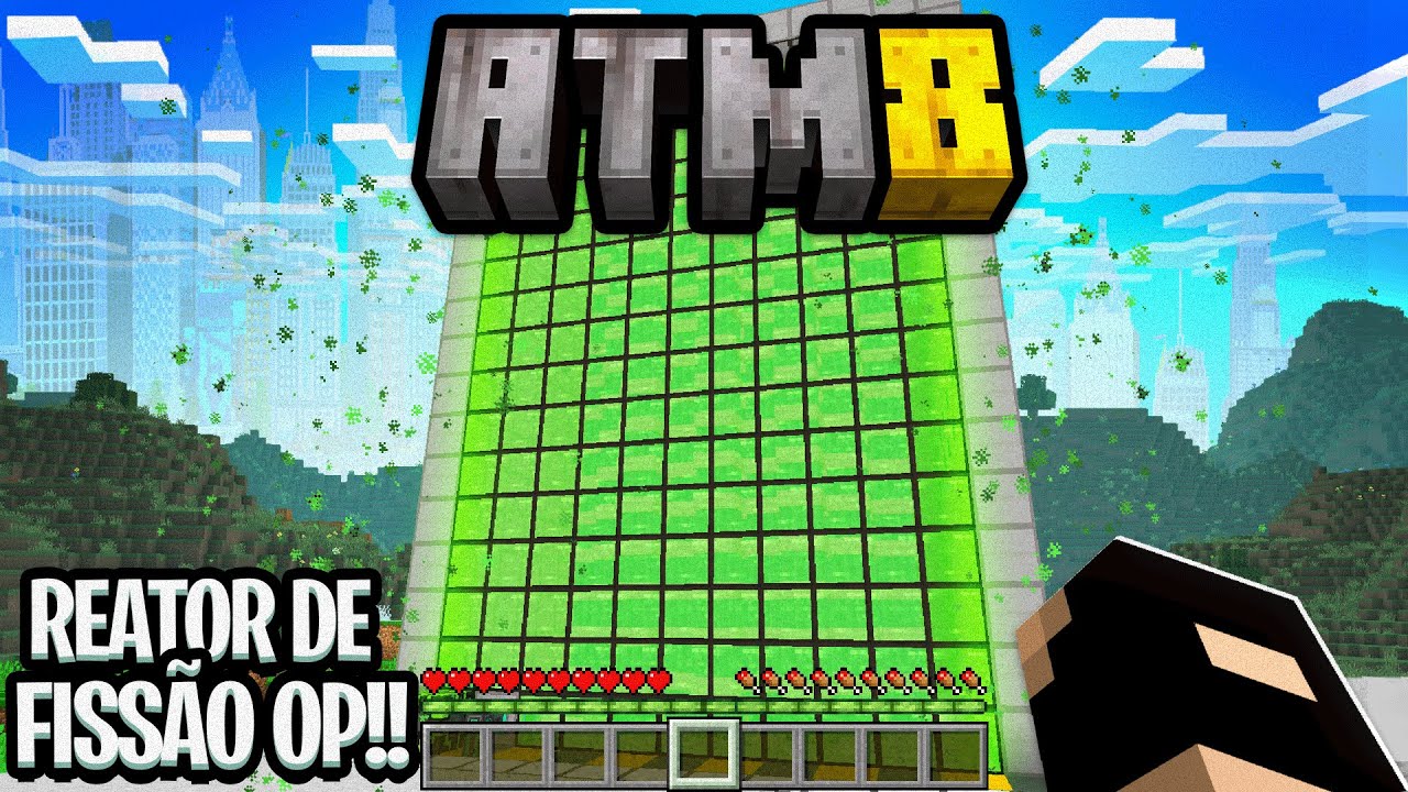 MEU PRIMEIRO GERADOR DE FISSÃO FICOU OP! #ATM8 59