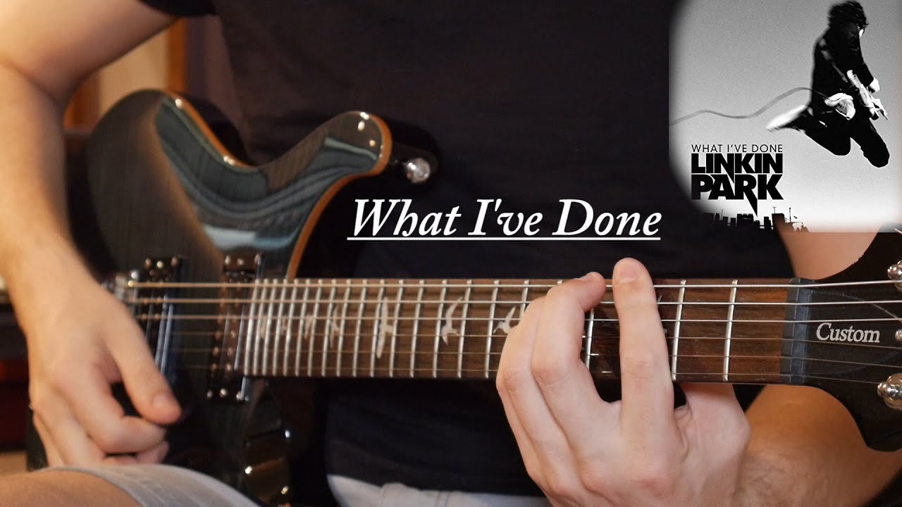 Linkin Park - What I've Done -  Guitar Cover HD [Extended w. Solo]