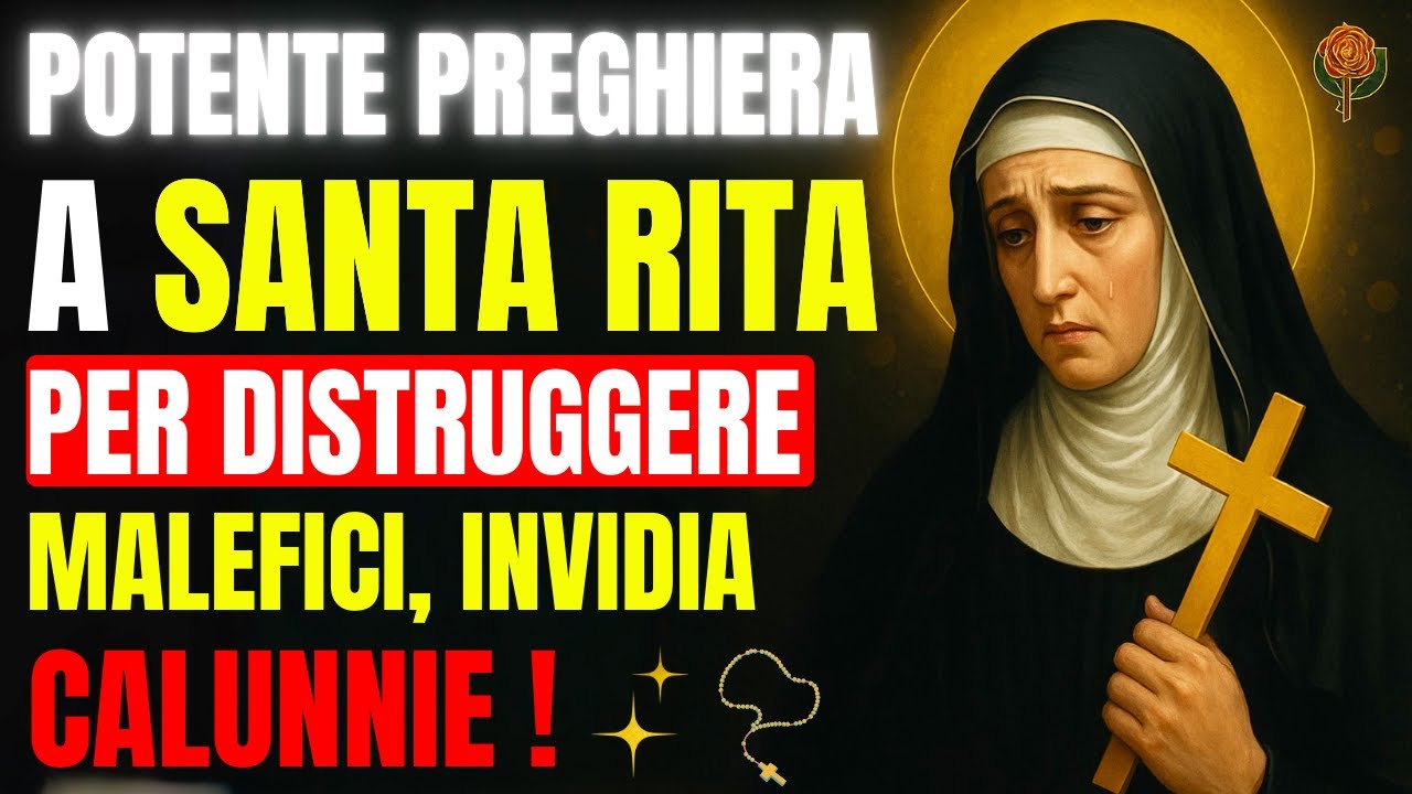 🌹 POTENTE PREGHIERA DI PROTEZIONE TOTALE – SANTA RITA BLINDA LA TUA VITA DAL MALE!