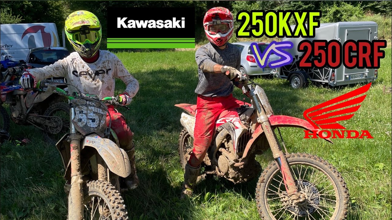 250 KXF VS 250 CRF : mc Belley