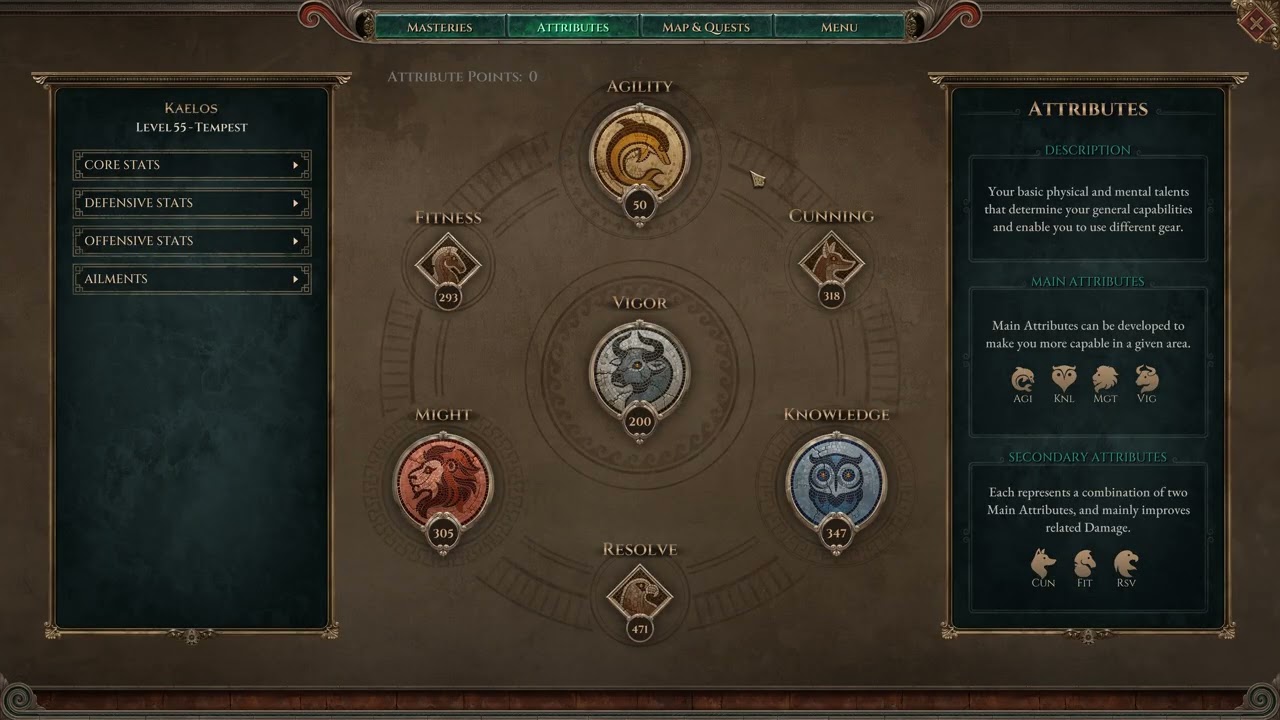 Titan Quest II - Tempest Ice shards build vs max level enemies + boss