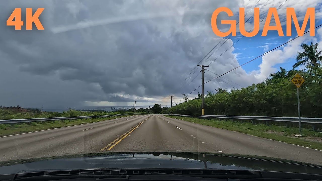 🌴 Guam Driving [EP 09] / Asan Bay Overlook to Agana Heights / Relaxing Music / Nature / Guam / 괌 여행