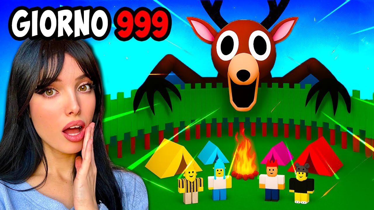 SOPRAVVIVI 99 NOTTI NELLA FORESTA su ROBLOX! - Episodio 8