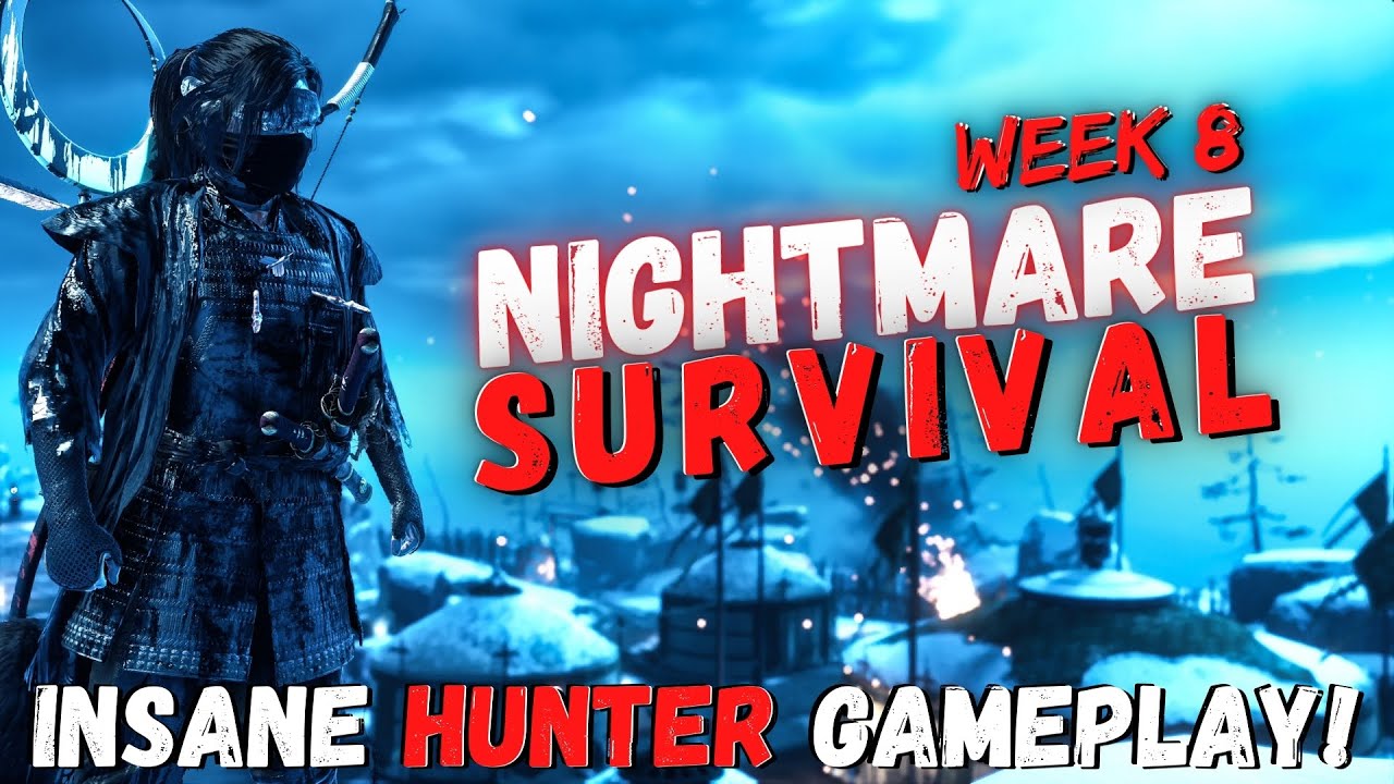 Nightmare Survival - INSANE HUNTER GAMEPLAY! (350+ KILLS!) | Ghost of Tsushima legends (PS5)