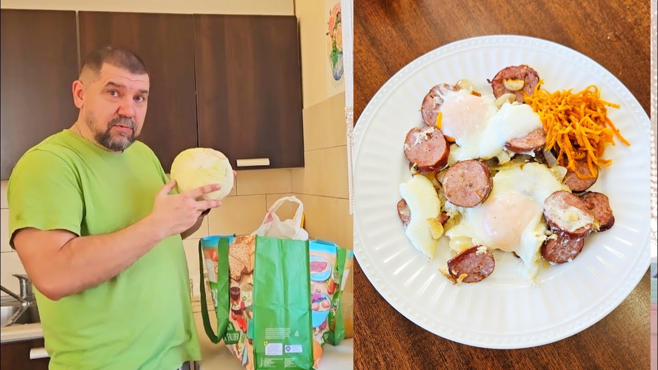 Капуста от Валеры. Распаковка. Очень вкусный завтрак 🥰
