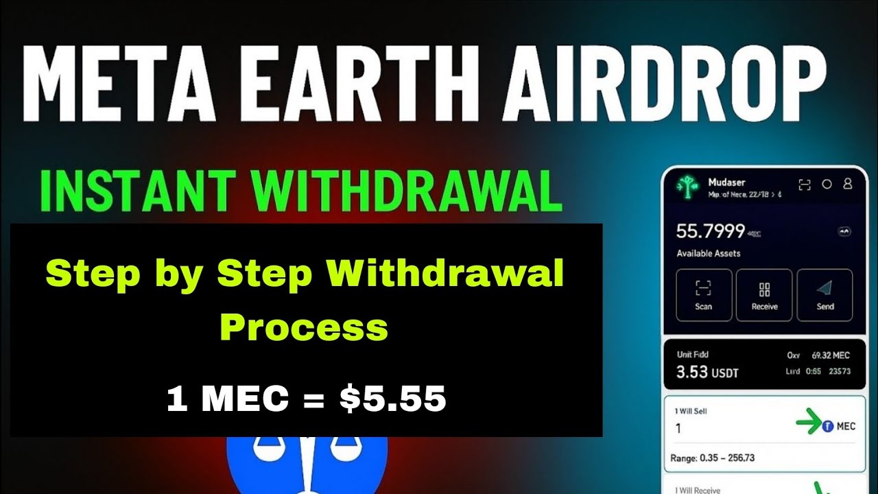 How to Withdraw MEC token | Full step by step Process. #mec