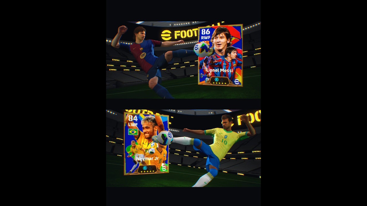 Leo Messi & Neymar Jr. Pack 🔥 #efootball #efootball2025
