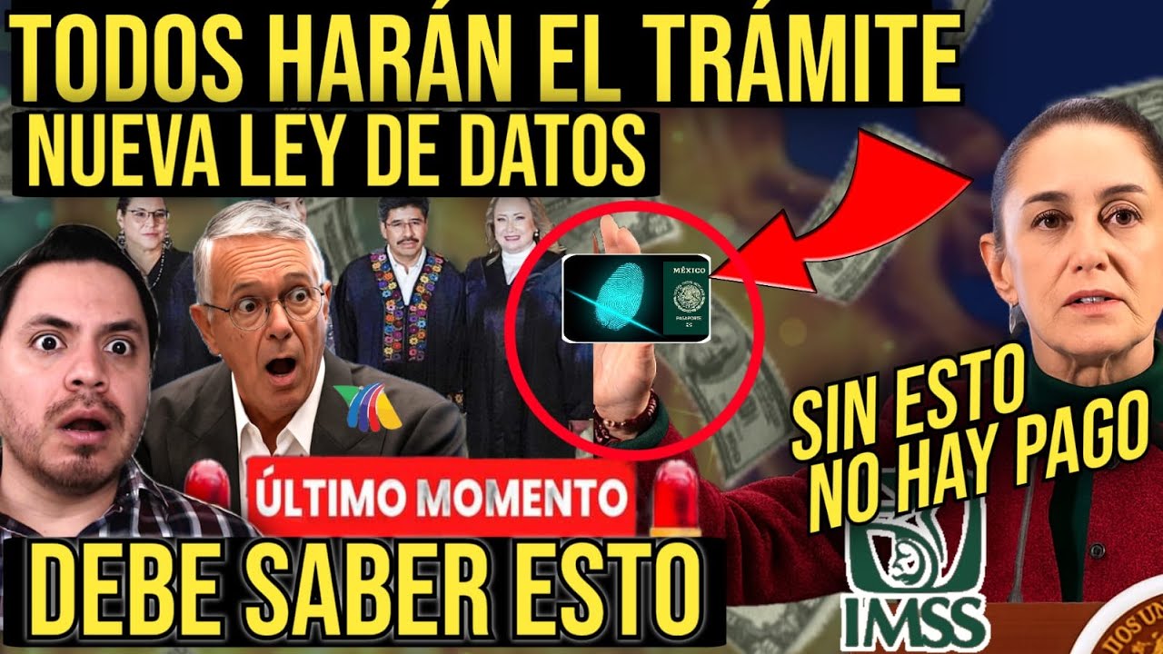PENSION IMSS NUEVA LEY DE DATOS🪪🖥️SUPER-COMPUTADORA IR&Aacute; TRAS SALINAS PLIEGO💥VENDEPATRIAS LLORAN A EU