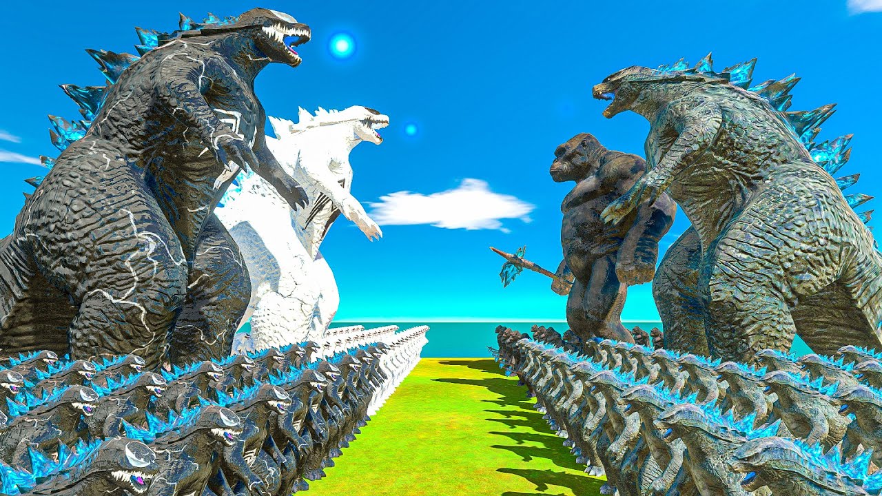 Legendary Godzilla War - Growing Godzilla 2014 x Kong vs Venom Godzilla x Anti Venom Godzilla - ARBS