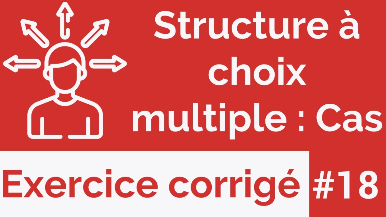 Exercice corrigé #18 : Algorithme qui calcule prix TTC d'un produit - Structure Cas (Darija)