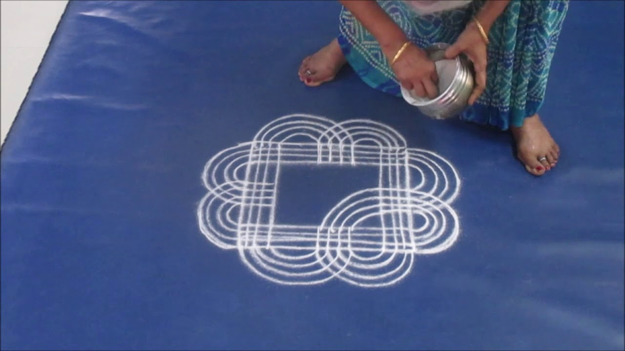 New Easy Friday Kolam Design | Friday Kolam Design | Learn Kolam