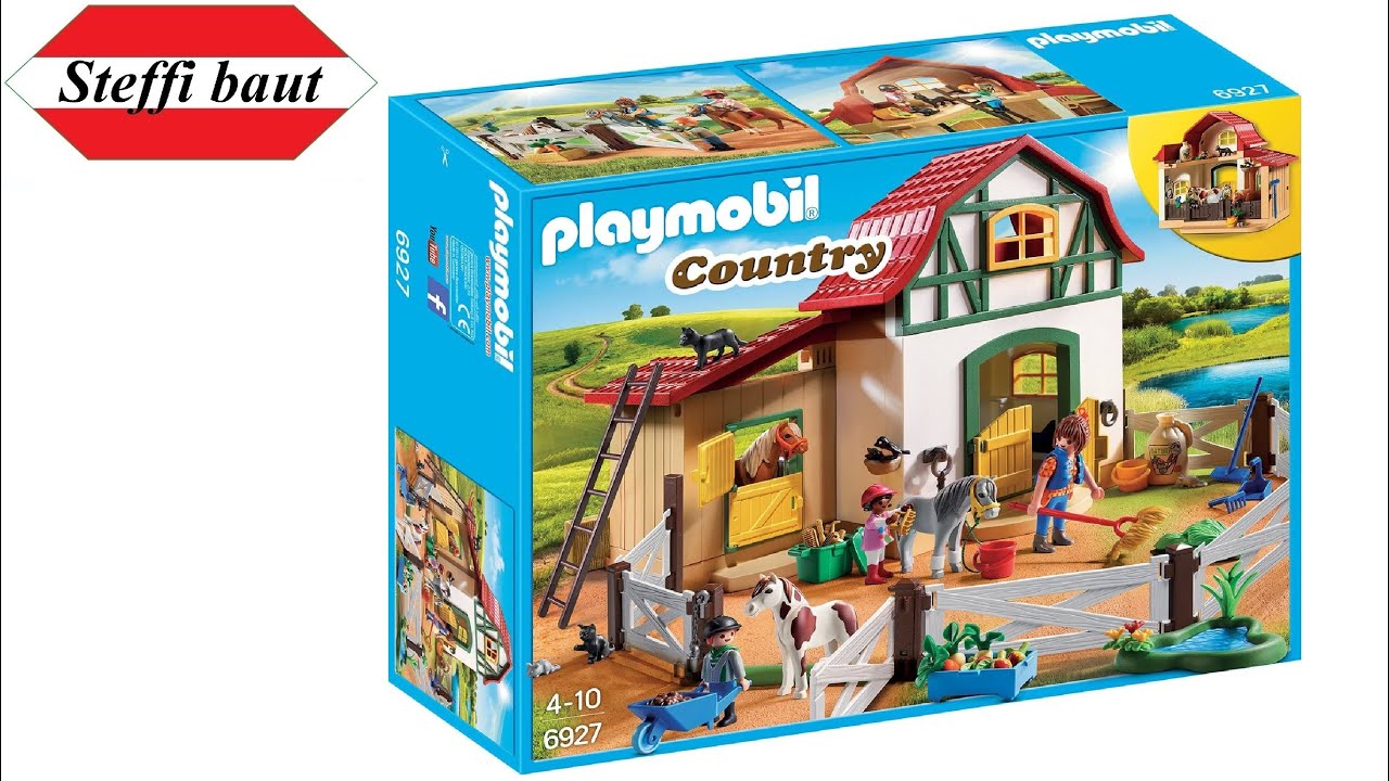 Playmobil Country 6927 Pony Farm unboxing & build