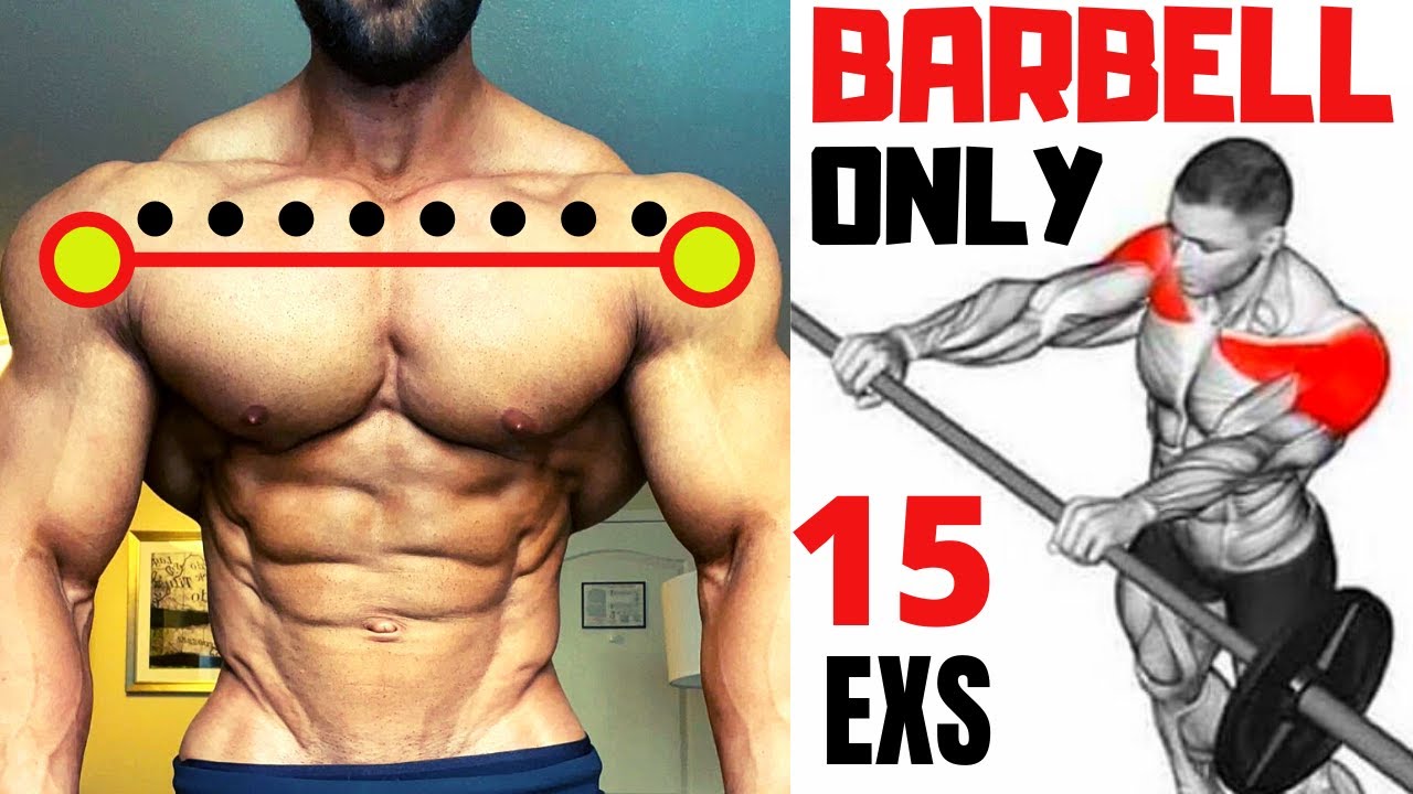 15 BEST SHOULDERS WORKOUT WITH BARBELL ONLY / Les meilleurs exs Musculation épaules avec barre
