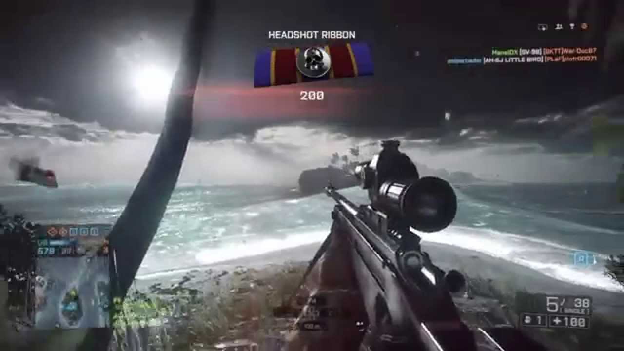 Battlefield 4 - ManelDX - Sniping and taggin beast!