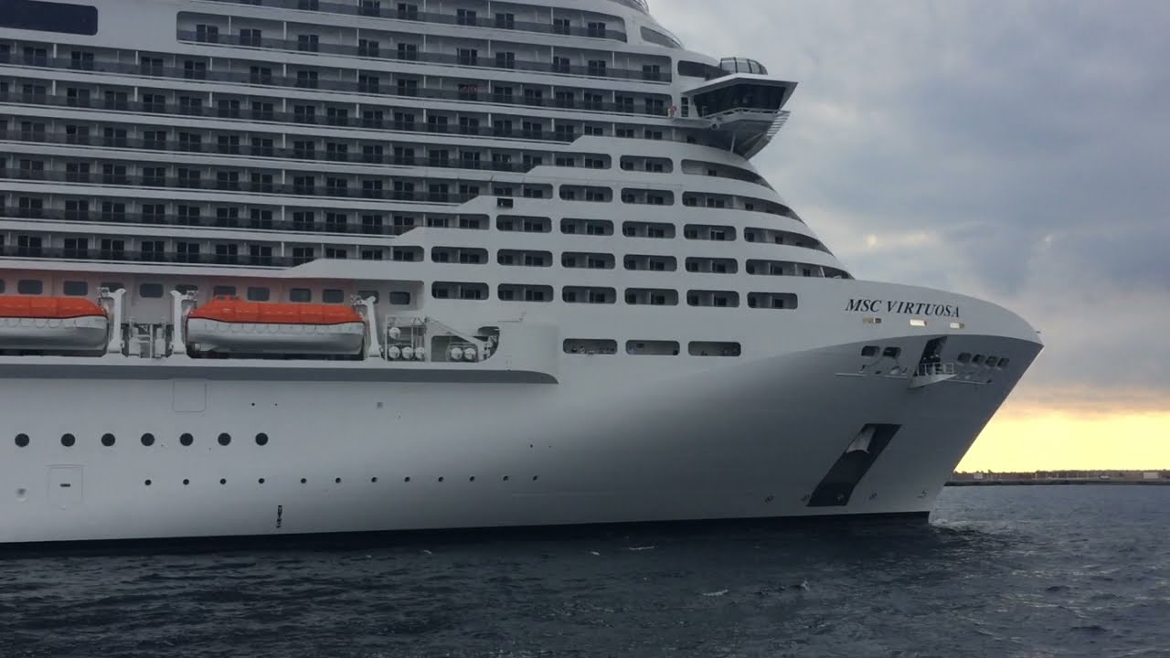 MSC VIRTUOSA FIRST ARRIVAL