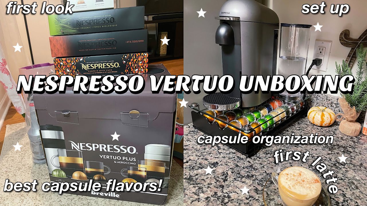 NESPRESSO VERTUO PLUS UNBOXING AND SET UP 2021 | Simone Cristina
