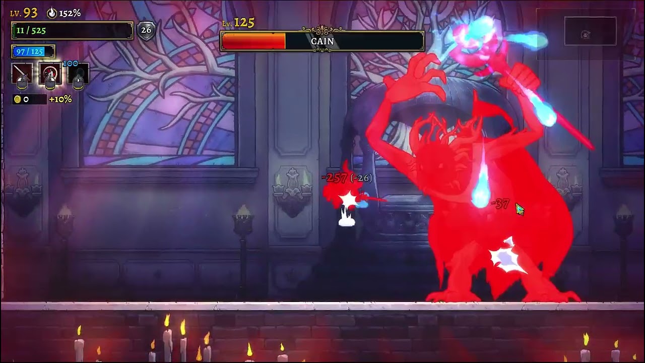 Defeating the Immortal King Cain and become the true hero of rogue legacy 2