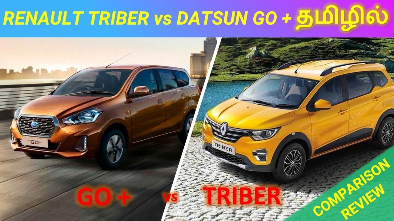Renault TRIBER vs Datsun GO + Comparison Review in Tamil | @ Wheels On Review