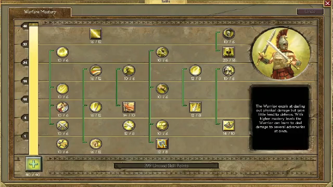 Titan Quest - Warfare Mastery - All skills maxed out