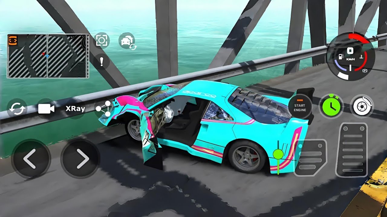 Epic Satisfying Top Speed Cars Crash - DriveX Android Gameplay 