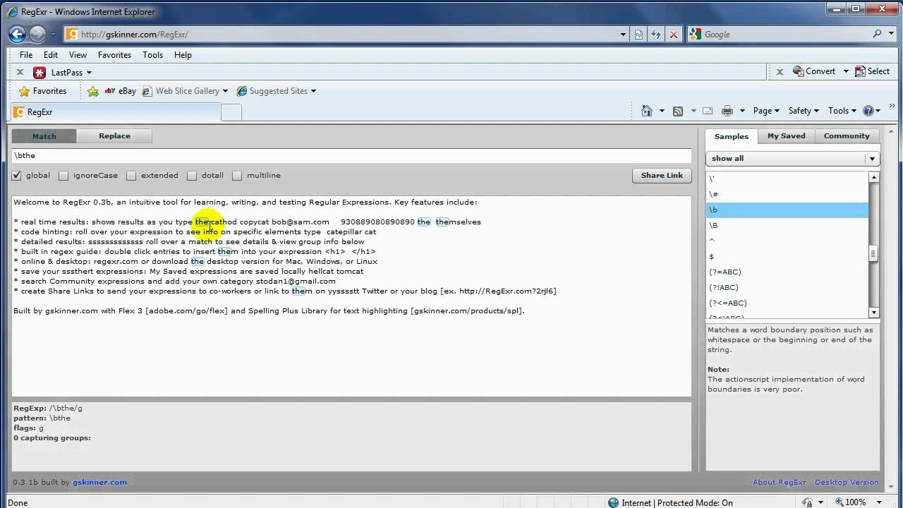 Regular Expression Tutorials Part # 2 for PHP - Javascript