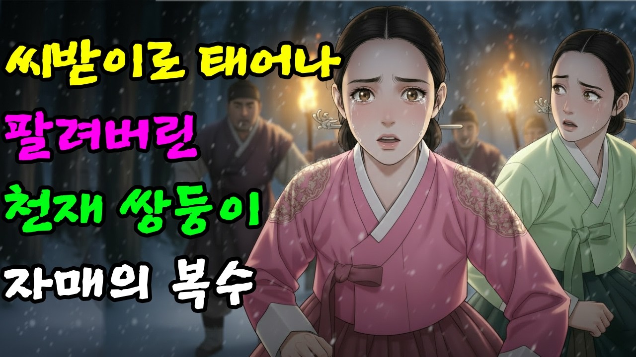 씨받이로 태어나 팔려버린 천재 쌍둥이 자매 눈물겨운 복수 | 야담 민화 옛날이야기 오디오북 수면동화 잠잘때듣는 이야기