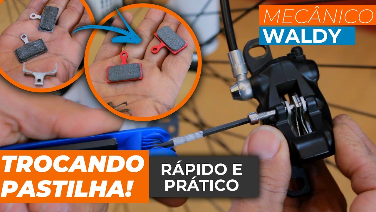 COMO TROCAR AS PASTILHAS DE FREIO DA BICICLETA? RÁPIDO E PRÁTICO 2020