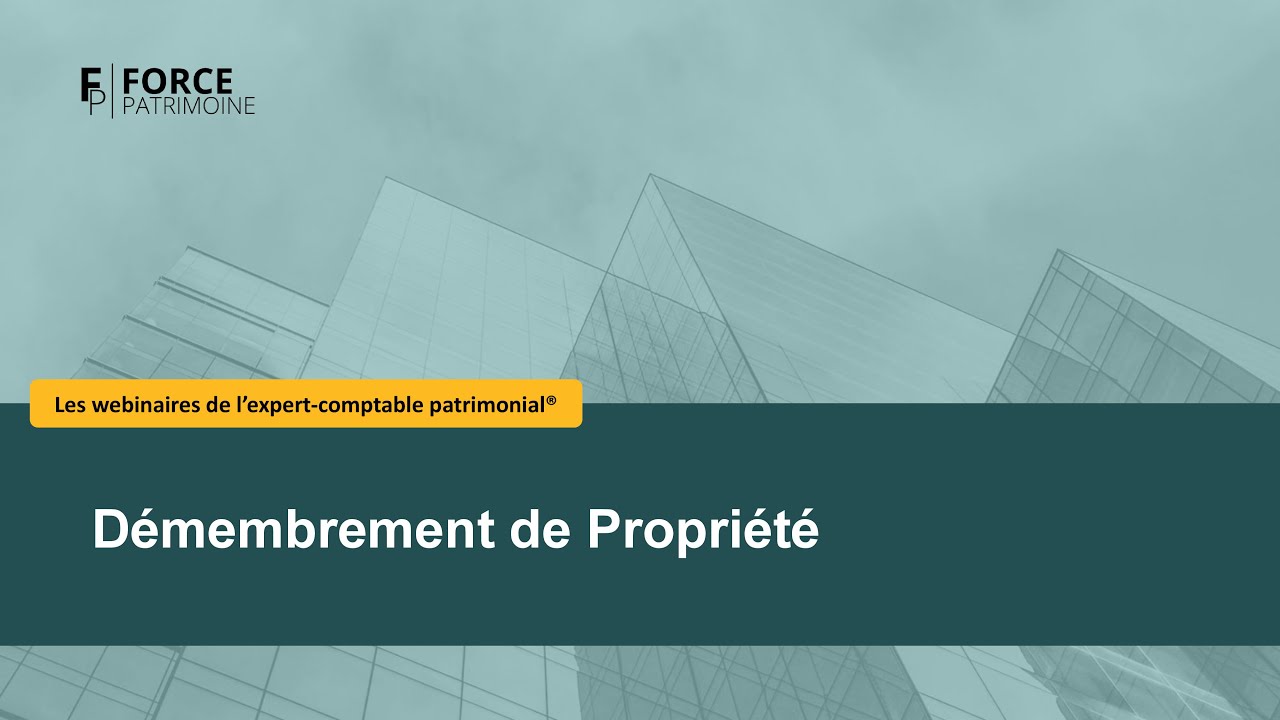 Démembrement de propriété