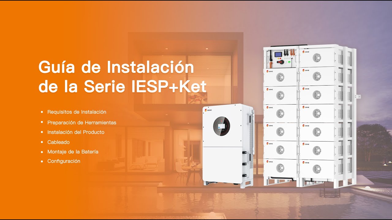 SRNE C&I Energy Storage Systems Installation Guide (IESP 50/55/60kW + Ket Series )-Spanish