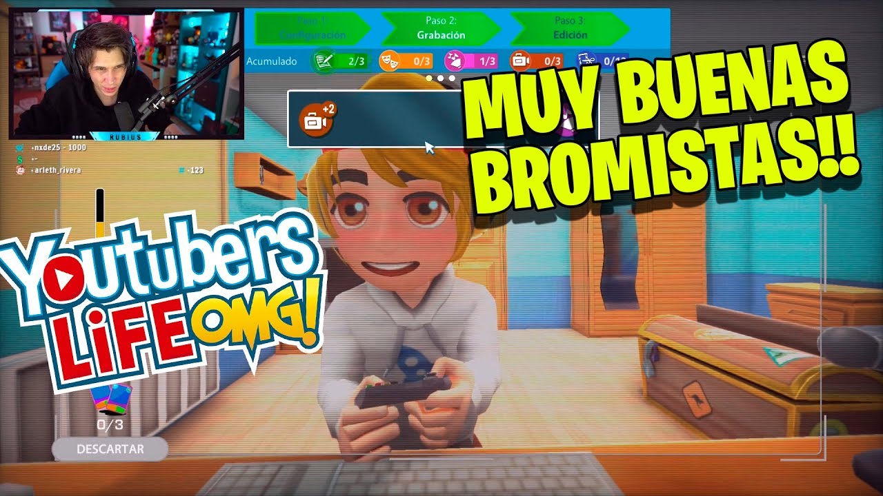 RUBIUS YOUTUBERS LIFE OMG || COMO SER UN YOUTUBER DE ÉXITO || DIRECTO COMPLETO