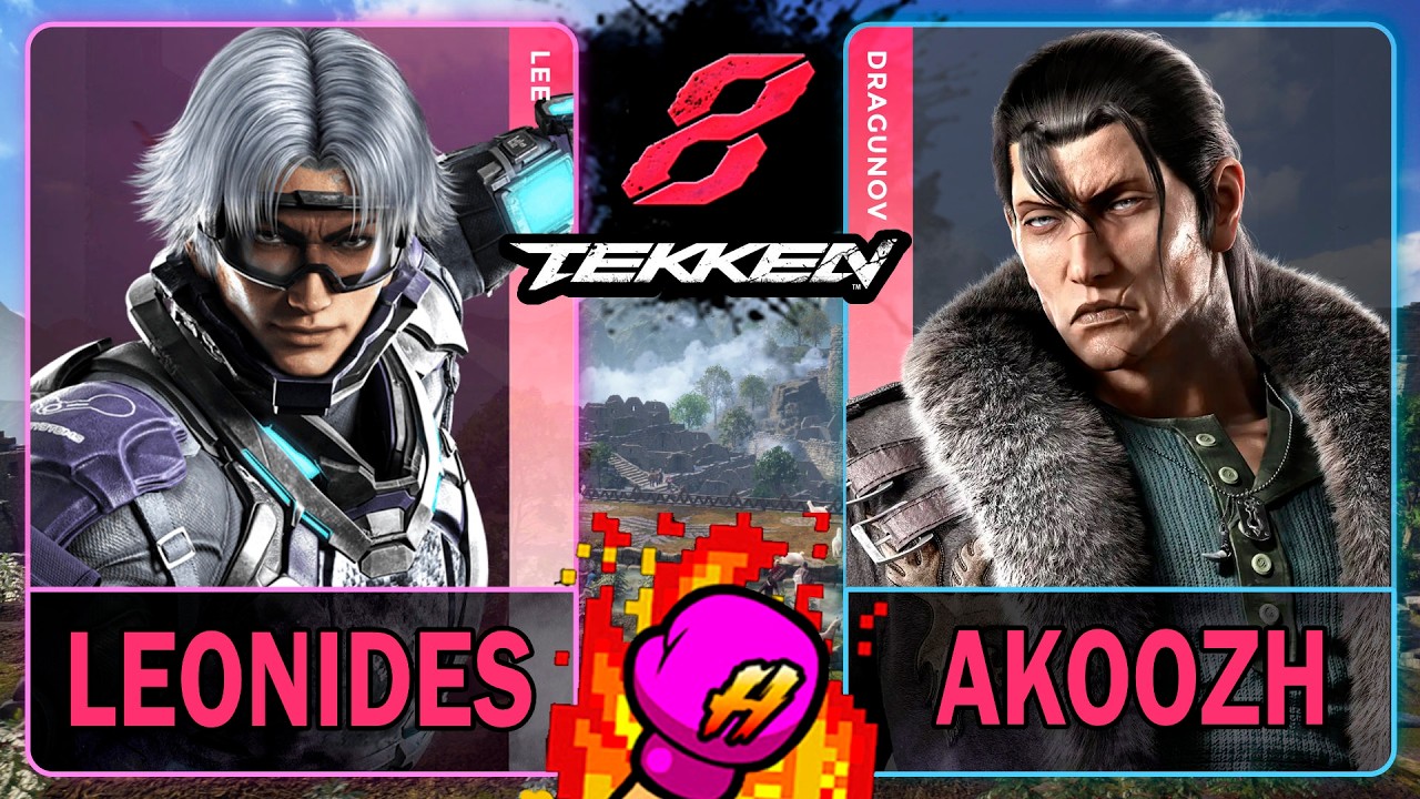 Tekken 8 Leonides (LEE) VS Akoozh (DRAGUNOV)🥊 鉄拳8🥊4K 60ᶠᵖˢ🥊T8🥊TK8 #tekken