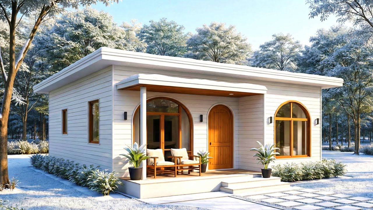 Why this 568 Sq-ft Dream Tiny House in Snowy Forest Is So Serene ?