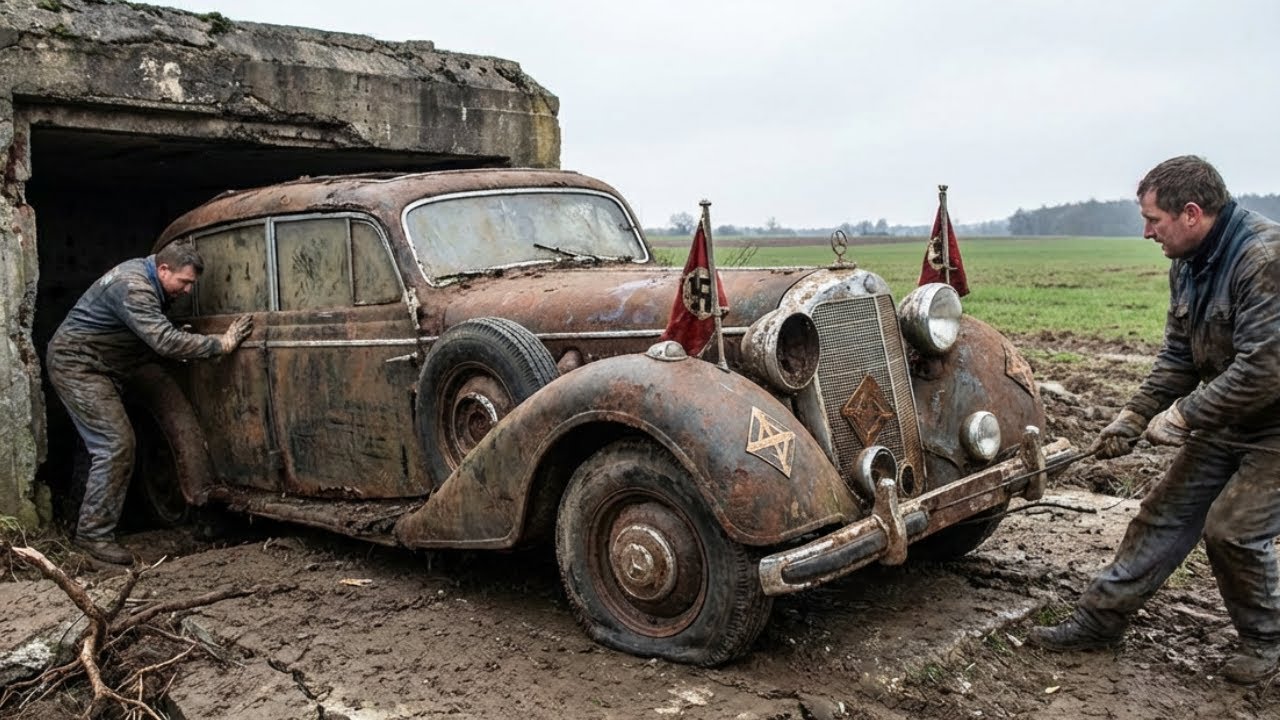 Asmr Car Restoration! Full Restoration of a WWII Nazi Staff Car from Total Disrepair to Looking New