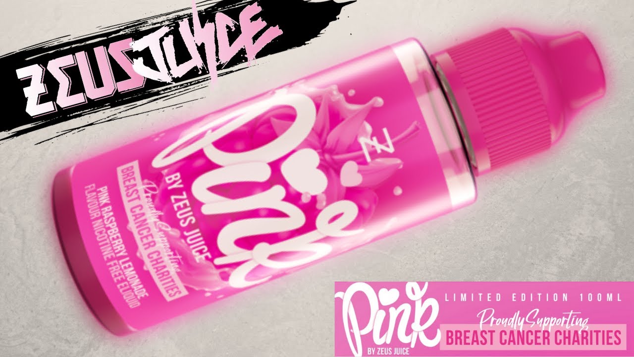 ZEUS JUICE - Pink - Raising Money For Breast Cancer Charities!