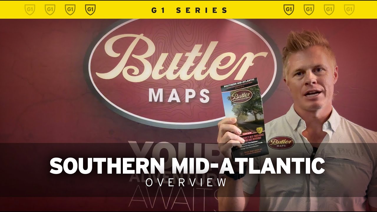 Best Paved Roads In The Southern Mid-Atlantic Region | G1 Series Map