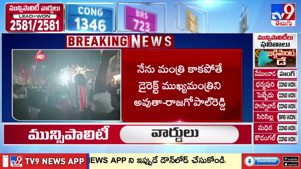 నేను మంత్రి కాకపొతేనేం... డైరెక్ట్‌గా ముఖ్యమంత్రిని అవుతా : MLA Komatireddy Raj Gopal Reddy - TV9