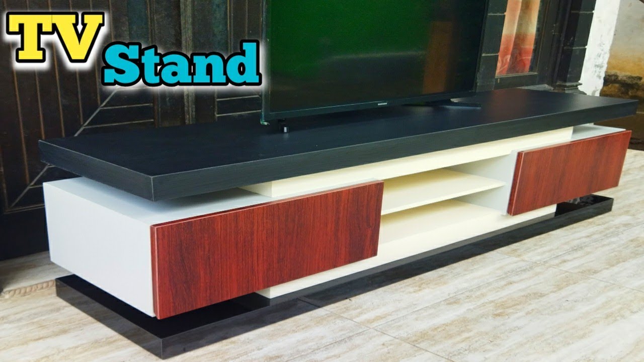 Membuat Meja TV Minimalis Dari Triplek,,,,How To Make A TV Stand