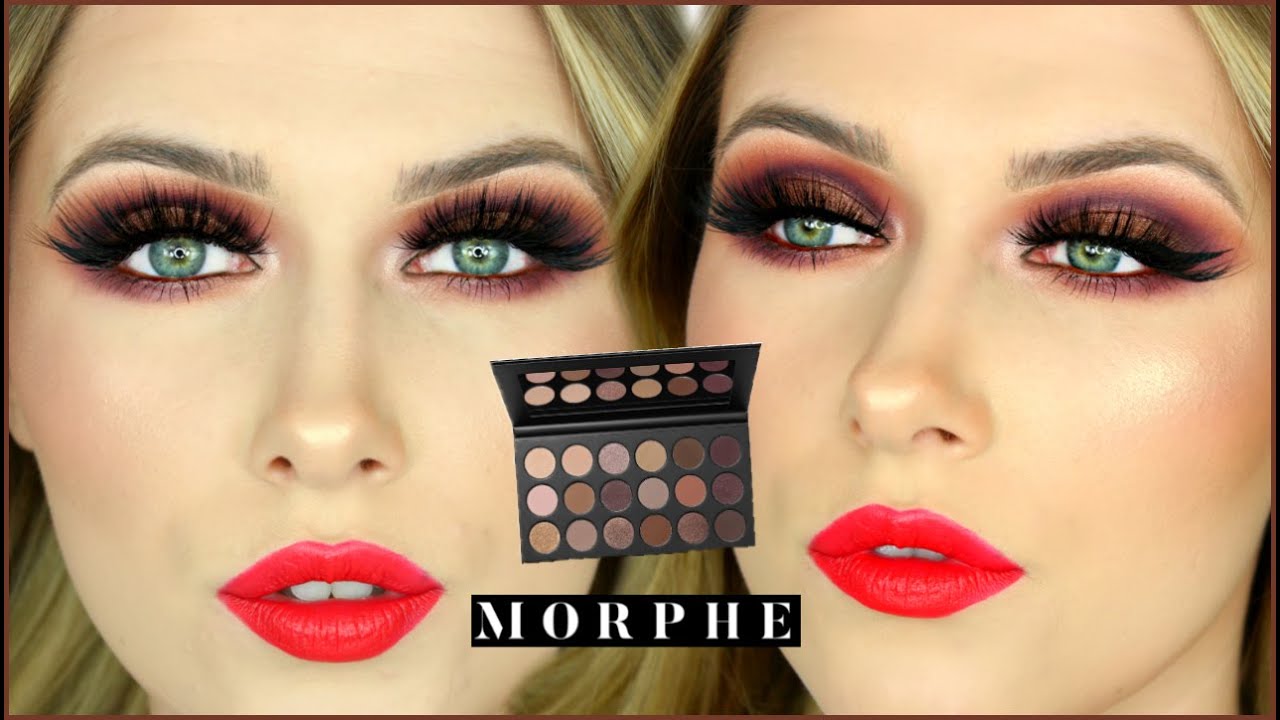 MORPHE 18T TRUTH OR BARE PALETTE TUTORIAL! SMOKEY GLAM | shivonmakeupbiz