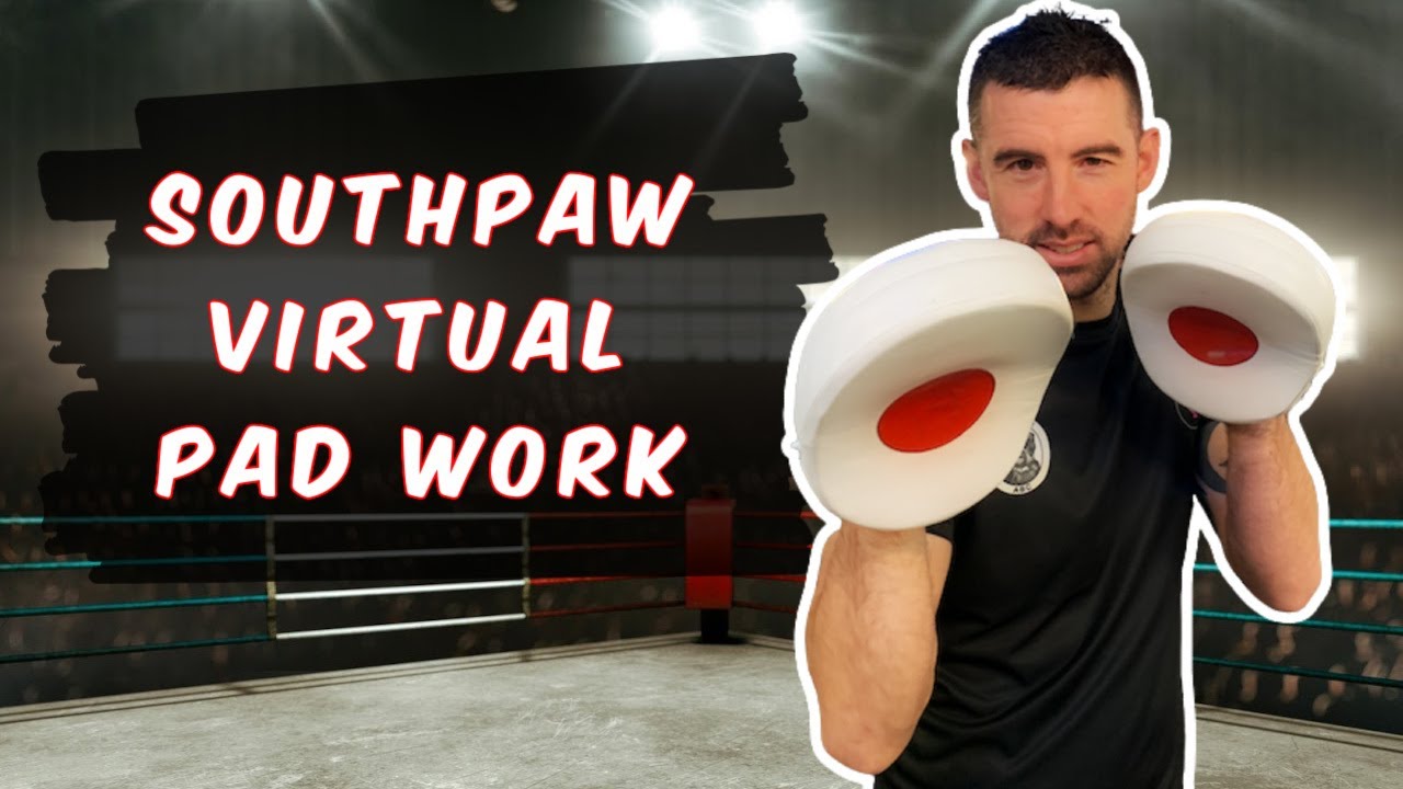 4 Rounds Of Southpaw Virtual Pad Work | Boxing Training