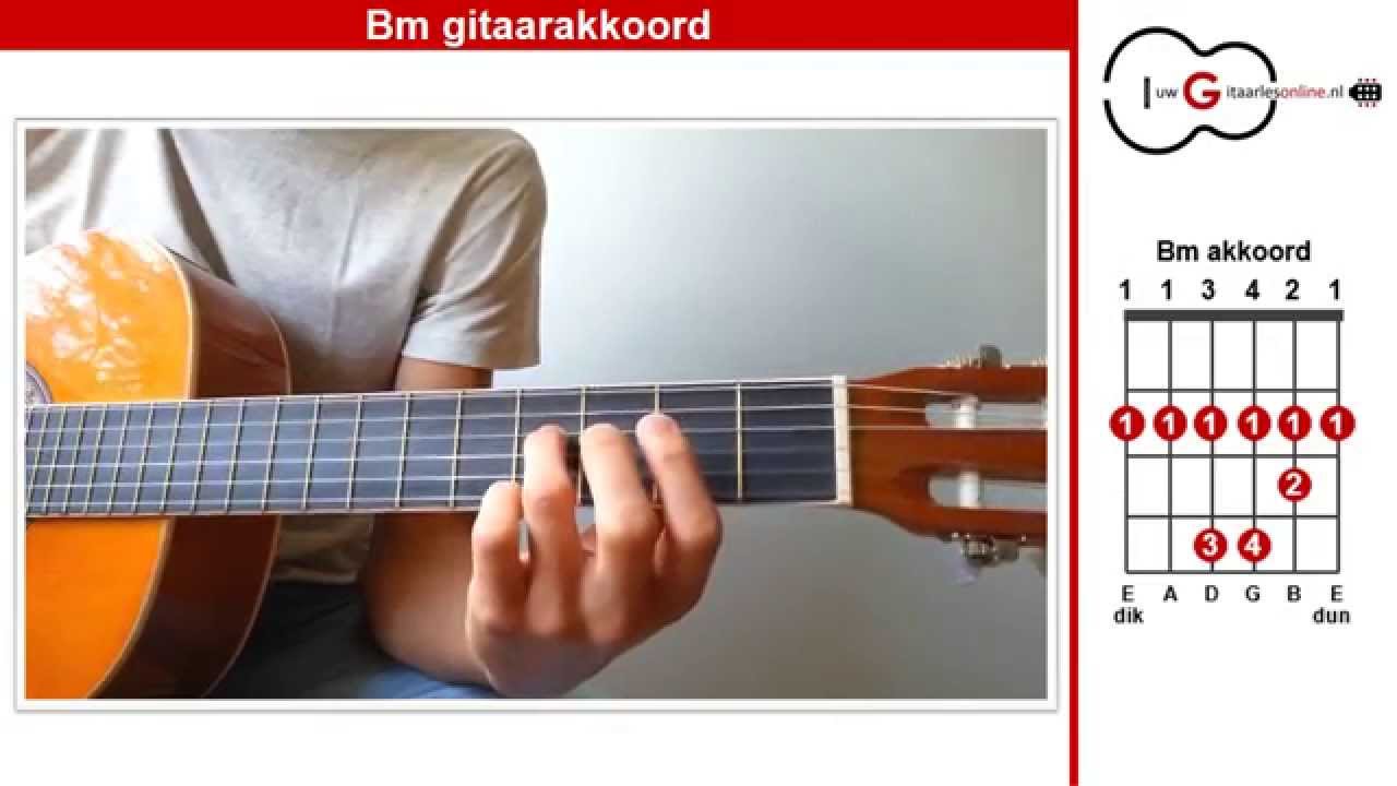 Bm akkoord gitaar