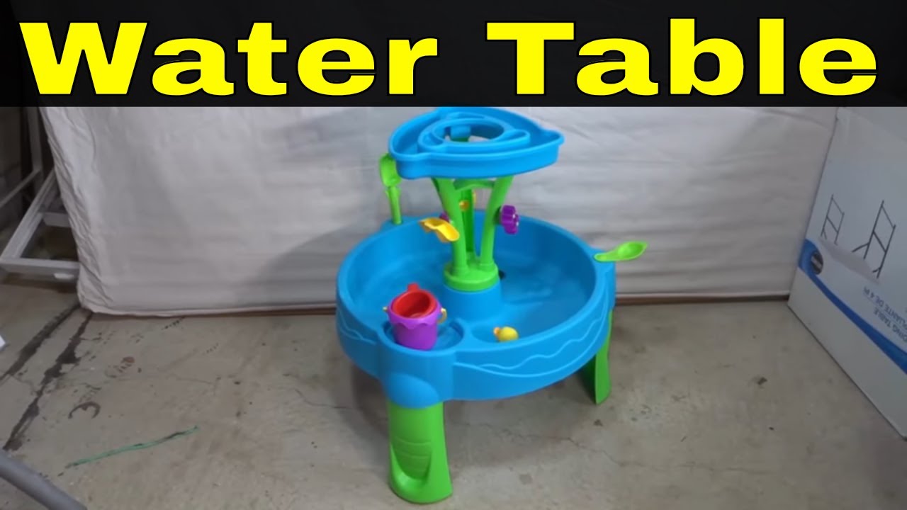 Step2 Summer Showers Splash Tower Water Table Review-Two Tiered Water Table